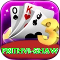 prithvi shaw Live Casino Royal